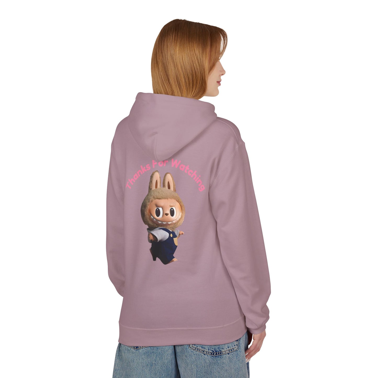 Labubu Character Fleece Hoodie