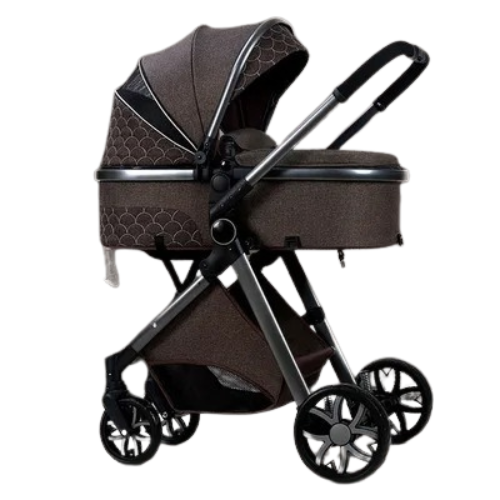 Poussette de luxe et système de voyage léger combiné et siège auto pour bébé