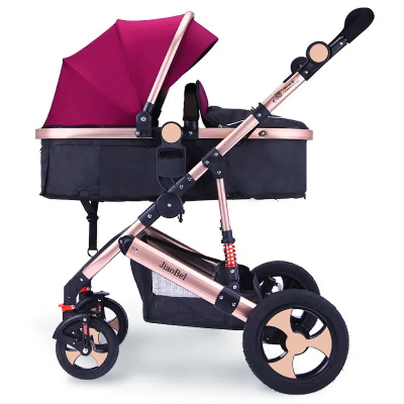 Poussette bébé 3 en 1 avec siège auto Poussette haute pour bébé