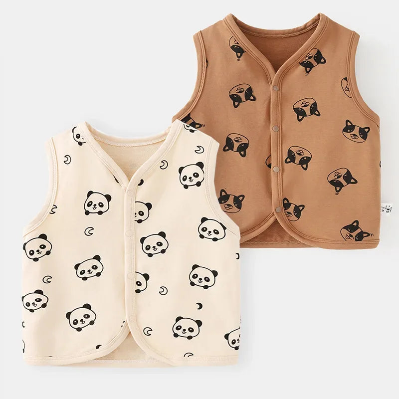 Baby Toddler Reversible Sleeveless Vest