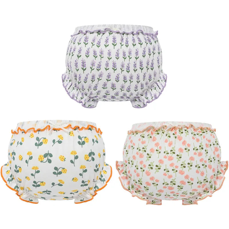 3 Piece Floral Bloomers