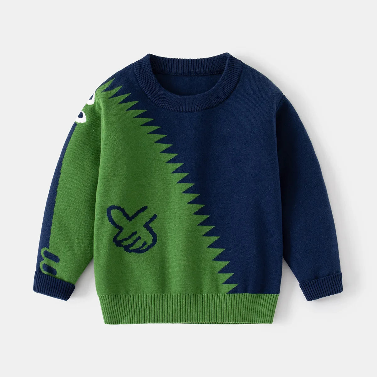 Dinosaur Long-Sleeve Sweater