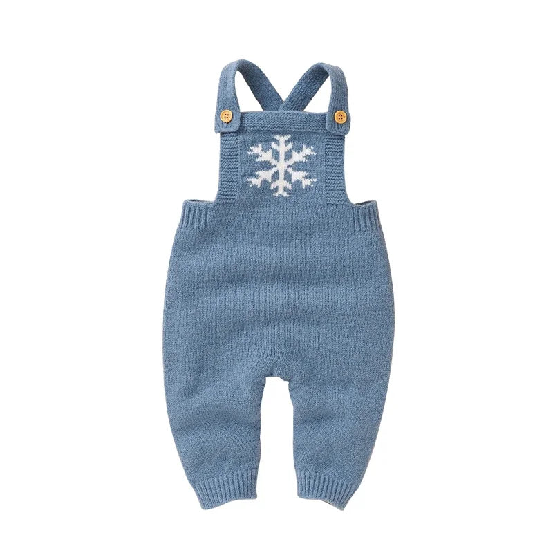 Snowflakes Overall Jumpsuit