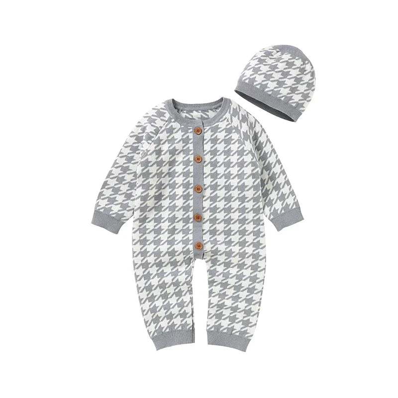 2 Piece Fashion Knitted Grow suit