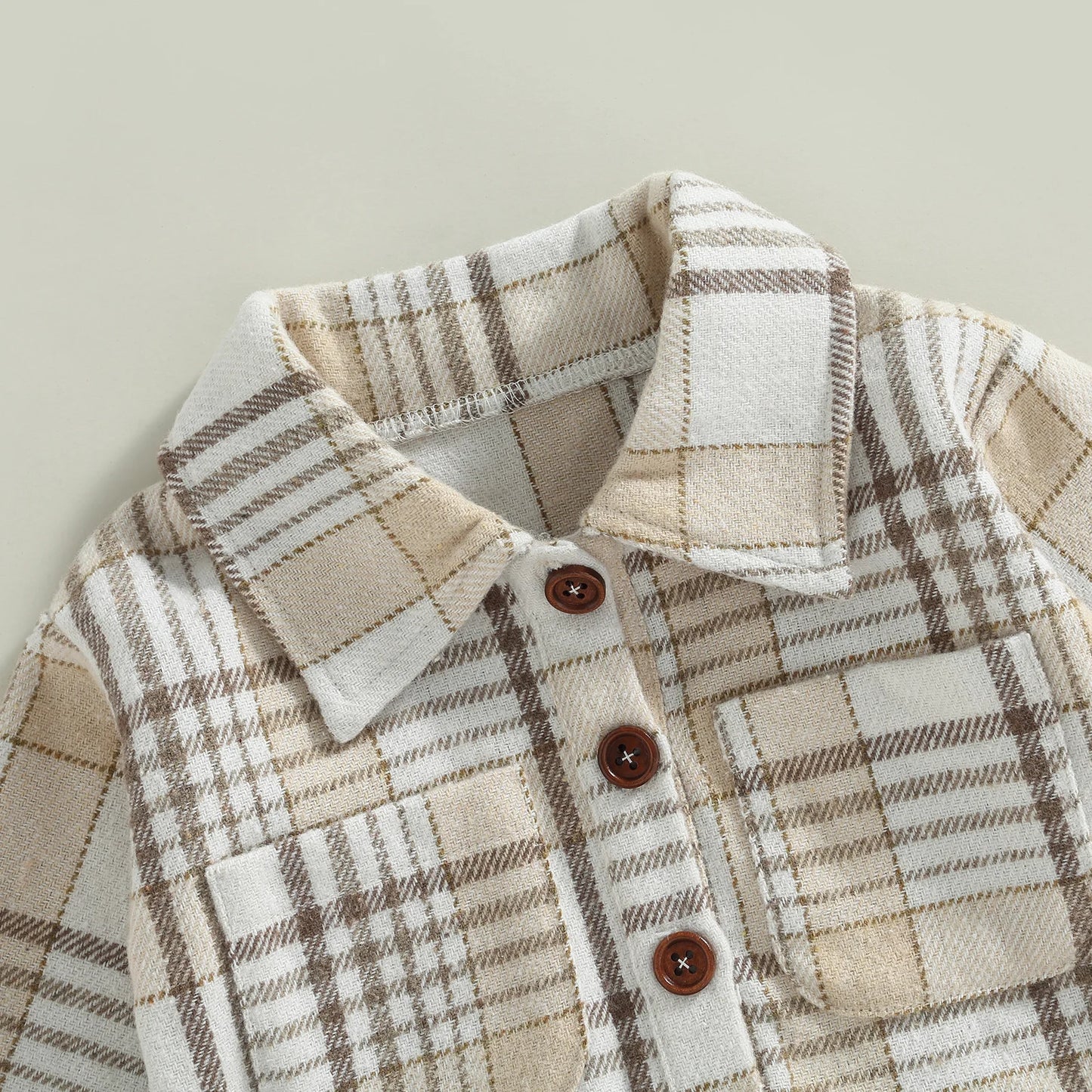 Vintage Plaid Pattern Bodysuit