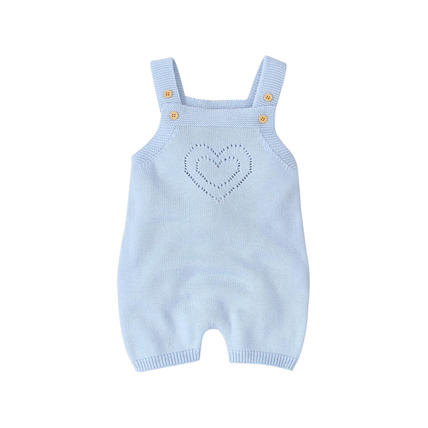 Heart-shaped Sleeveless Romper