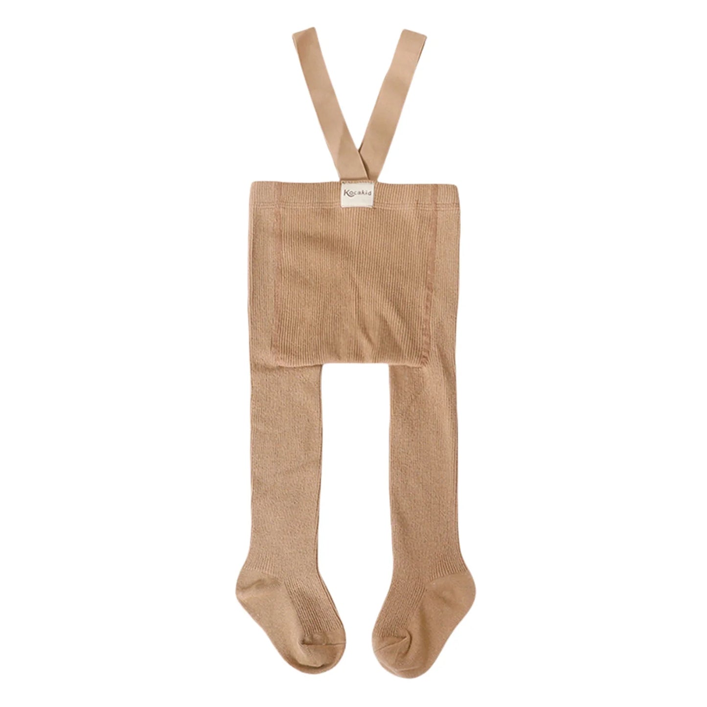 VISgogo Baby Girl Boys Tights Cute Footed Pantyhose with Suspenders Stretch Overalls Stockings Infant Leggings