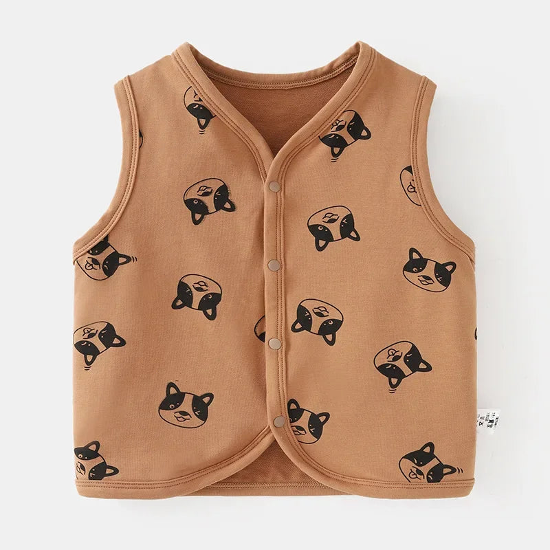 Baby Toddler Reversible Sleeveless Vest