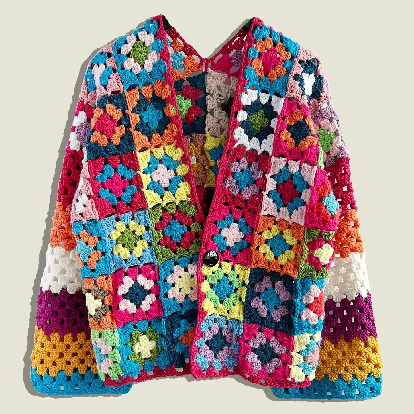 Adorable Sleeve Hand Made Knitted Sweater