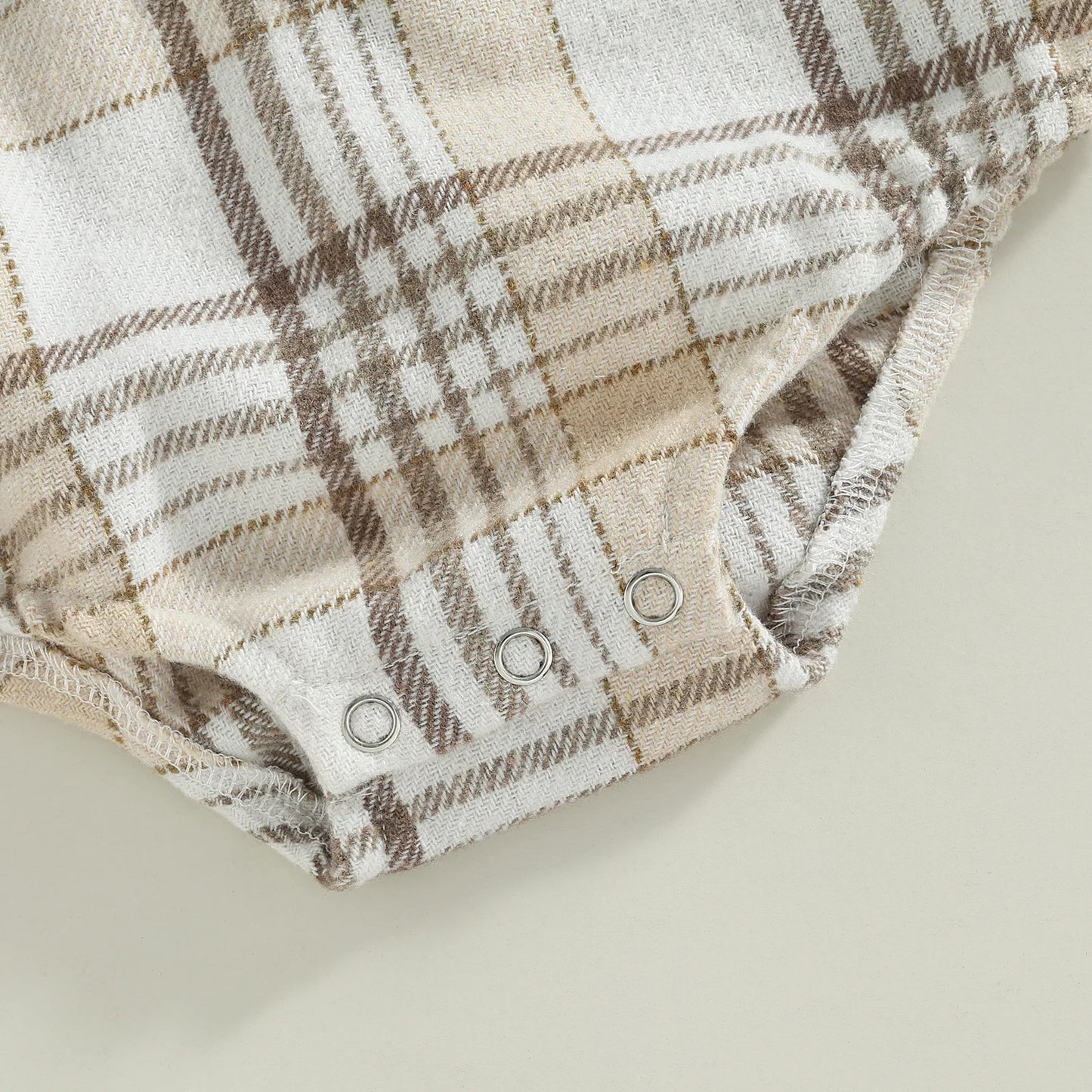 Vintage Plaid Pattern Bodysuit