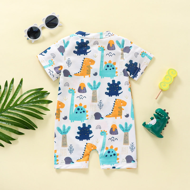 Cartoon Dinosaur Swimsuit