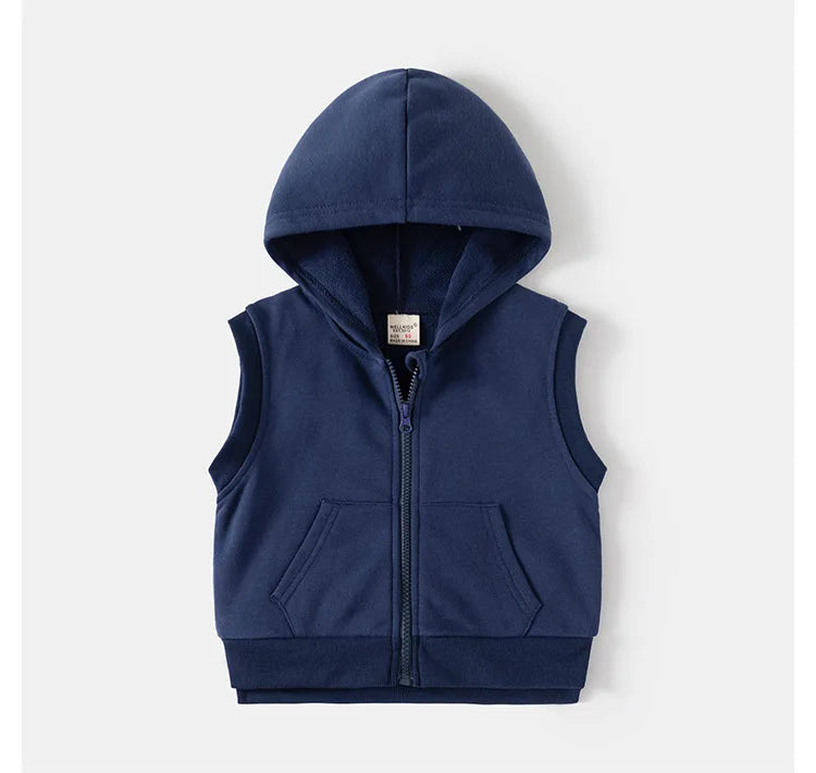 Gilet de printemps avec capuche