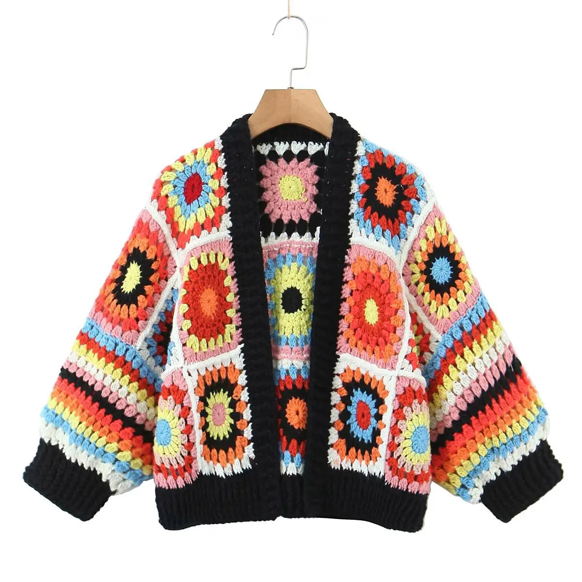Long Sleeve Knitted Retro Sweater