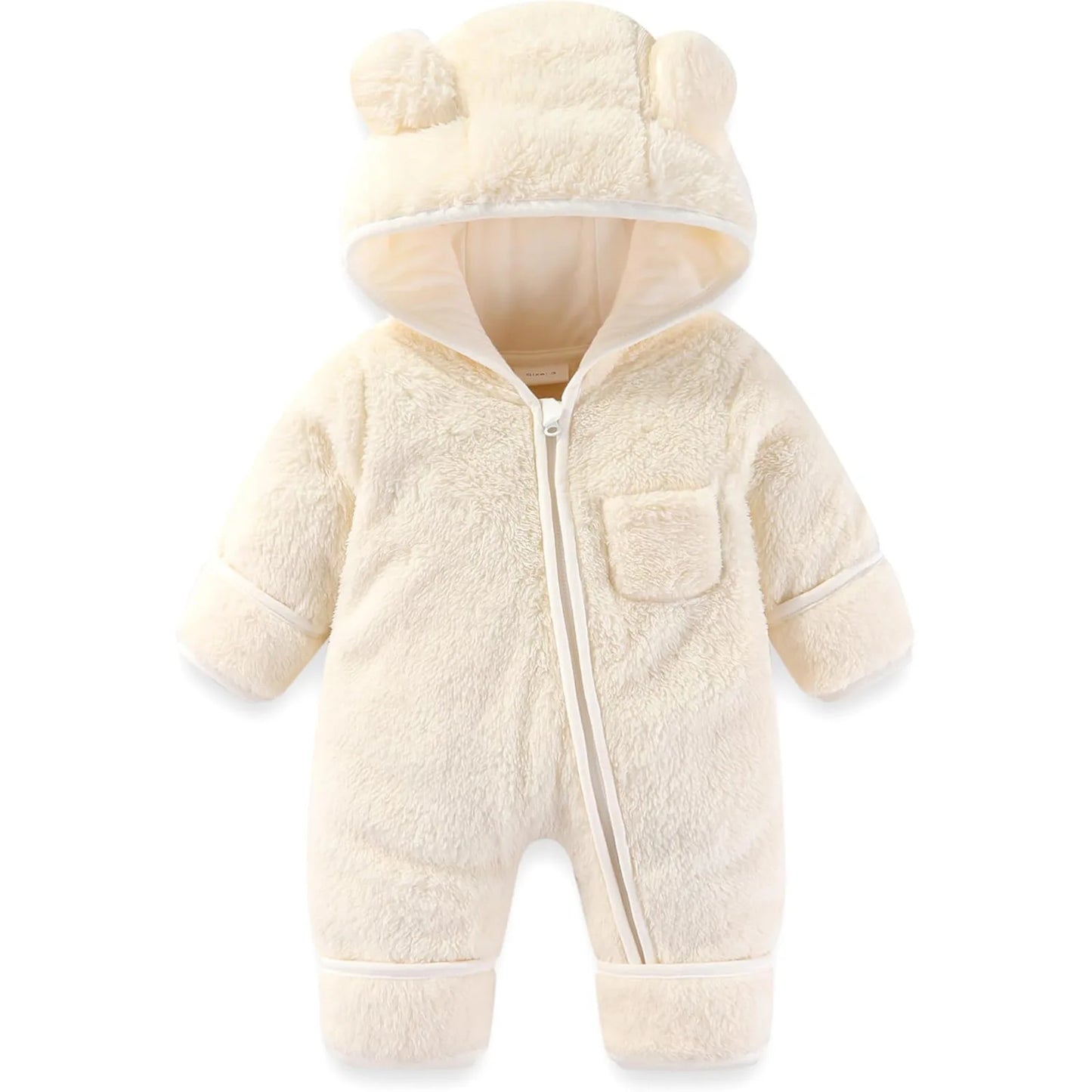 Fleece Warm Thicker Hooded Jumpsuits