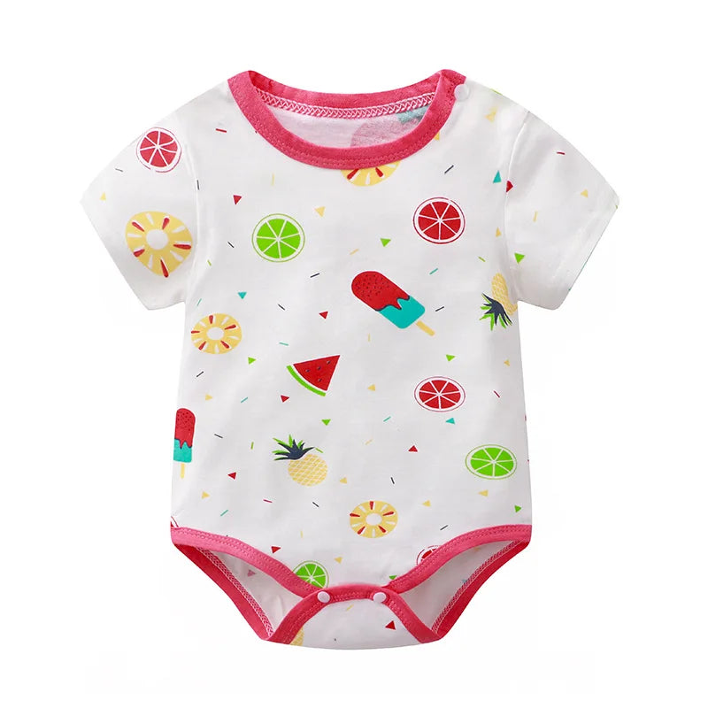 Newborn Boys Summer 100% Cotton Cute Body Suits