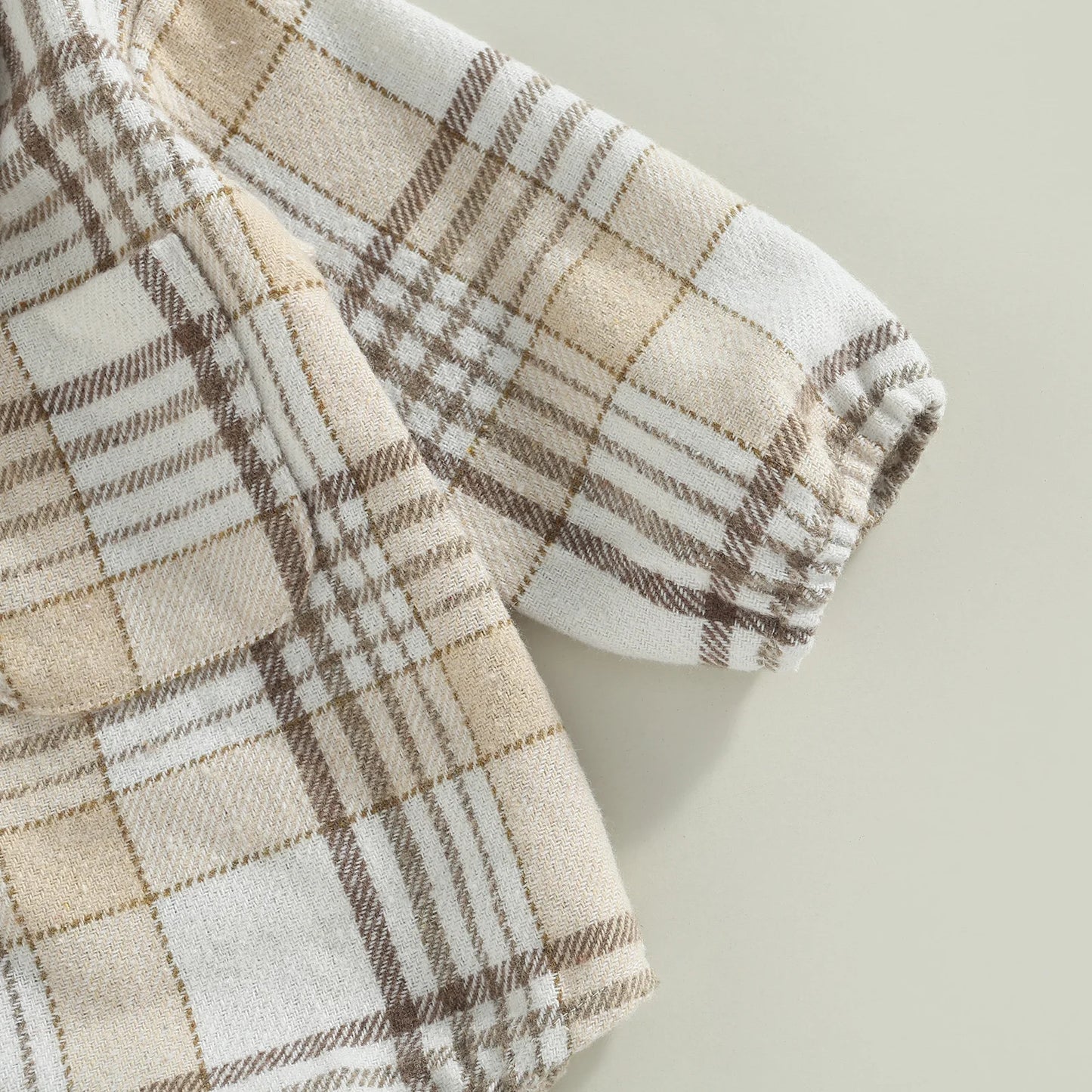 Vintage Plaid Pattern Bodysuit