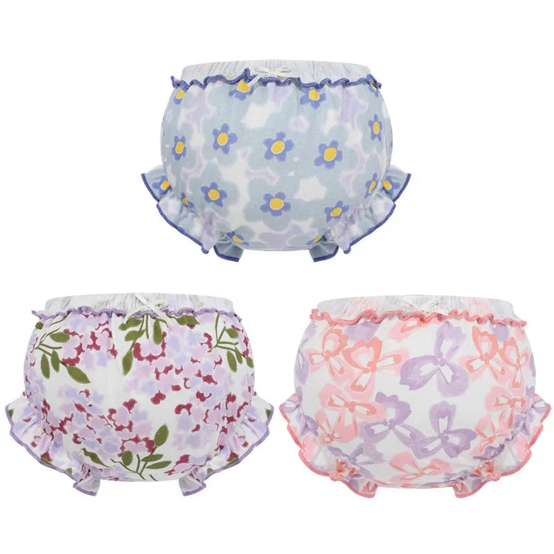 3 Piece Floral Bloomers