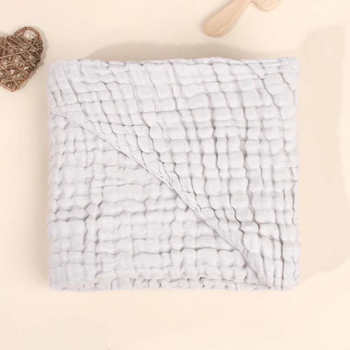 Muslin Bath Robe Towel with Hood