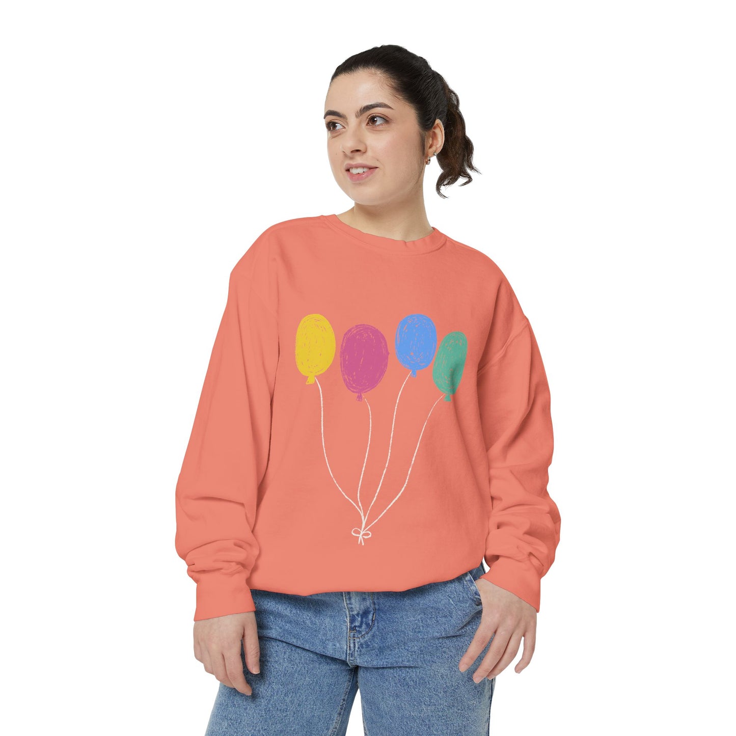 Colorful Balloon Design Unisex Sweatshirt