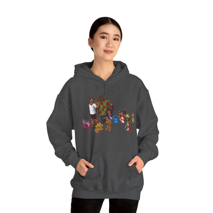 Cozy Family Themed Hooded Sweatshirt