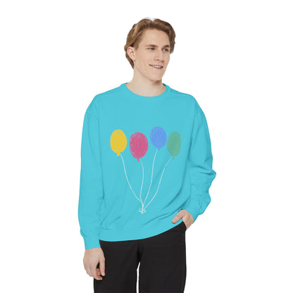 Colorful Balloon Design Unisex Sweatshirt