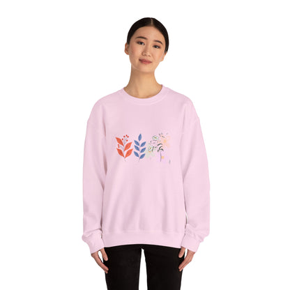 Floral Chic Artisanal Sweatshirt