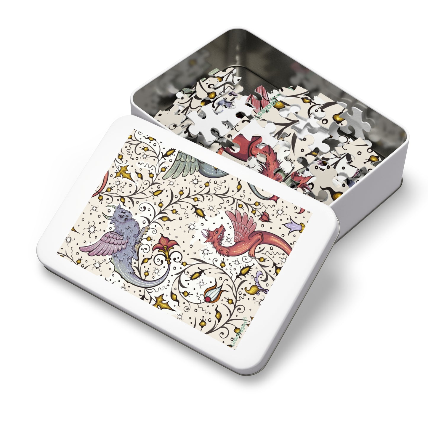 Kids Educational Jigsaw Puzzle with Tin