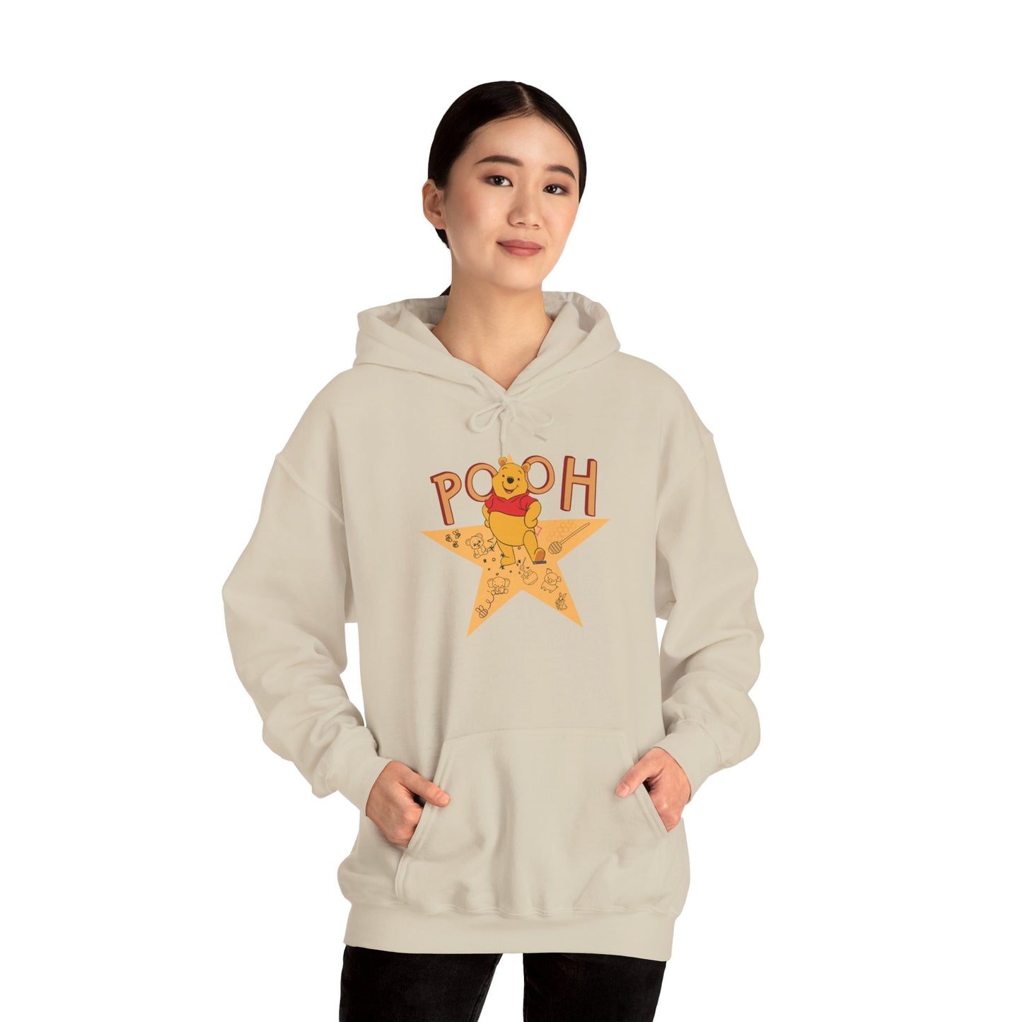 Pooh Themed Hooded Sweatshirt