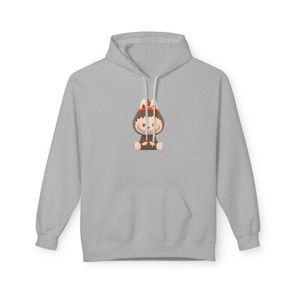 Labubu Character Fleece Hoodie