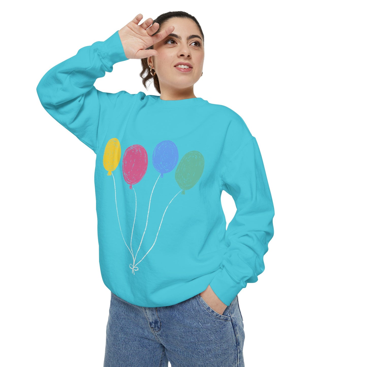 Colorful Balloon Design Unisex Sweatshirt