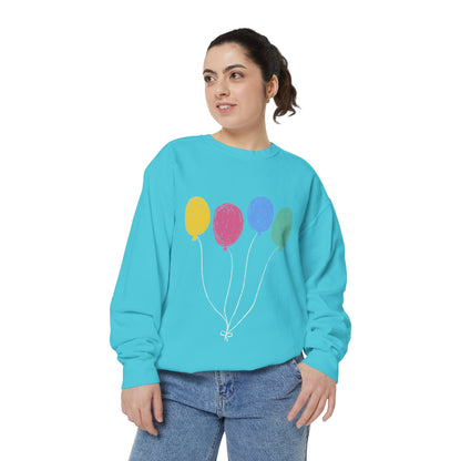 Colorful Balloon Design Unisex Sweatshirt