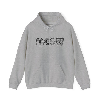 Cozy Meow Themed Hoodie