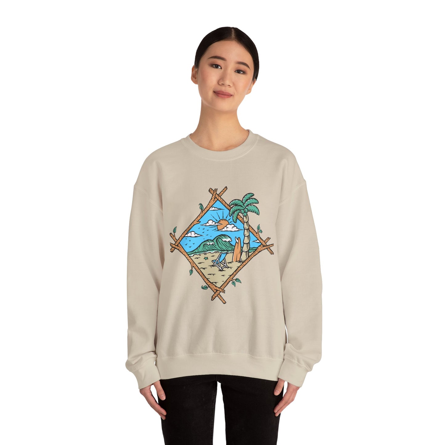Beach Vibes Crewneck Sweatshirt