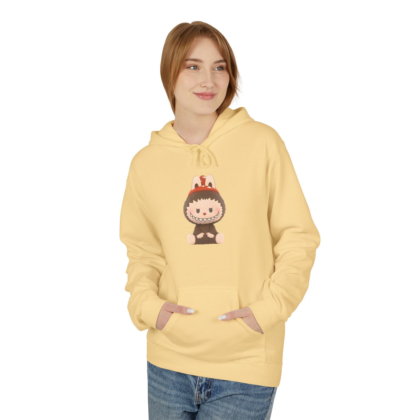 Labubu Character Fleece Hoodie
