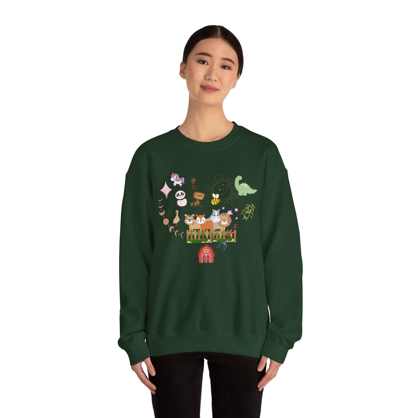 Farm Animal Crewneck Sweatshirt