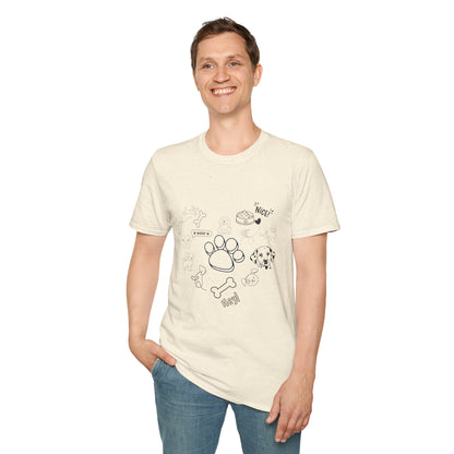Playful Pet-Themed Unisex T-Shirt