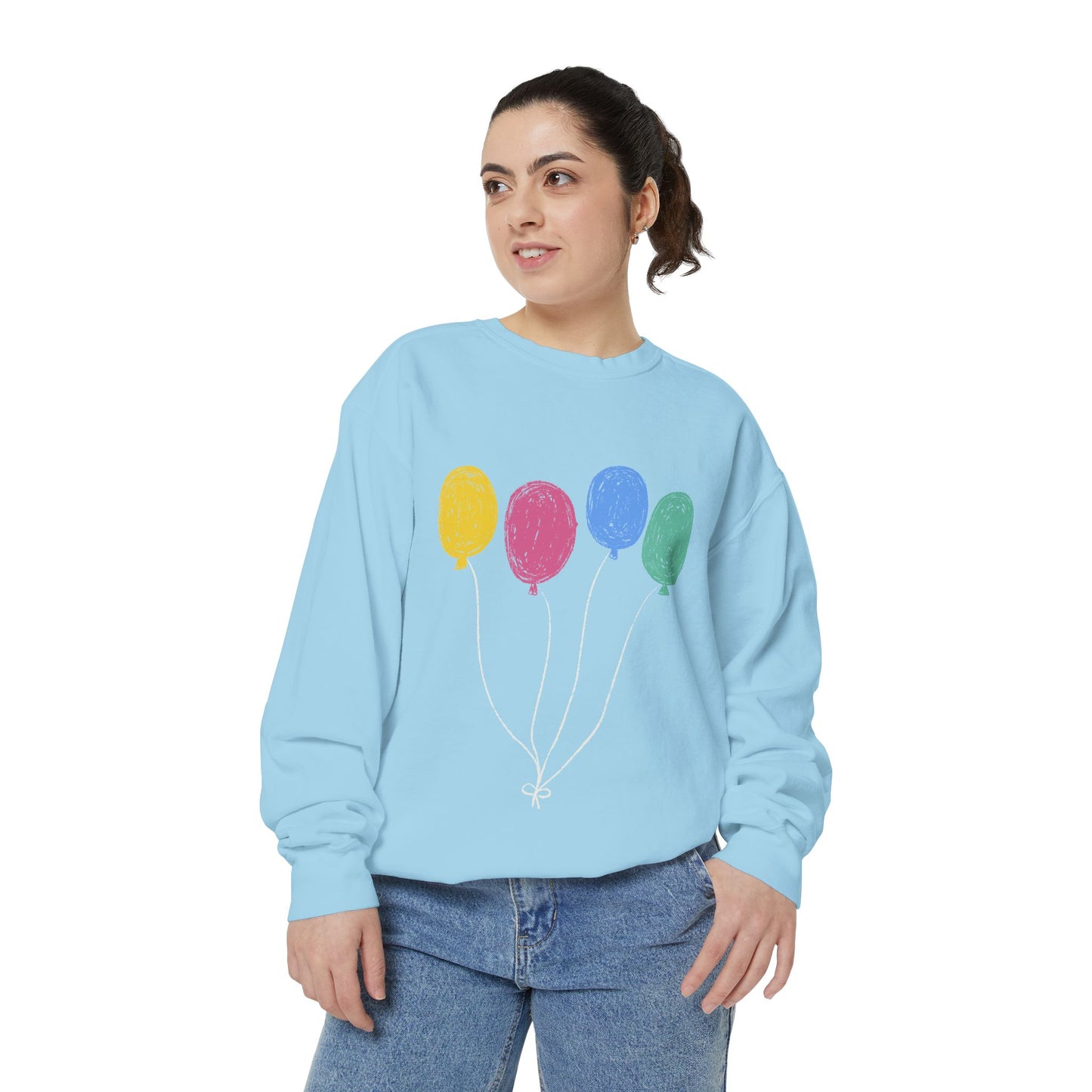 Colorful Balloon Design Unisex Sweatshirt