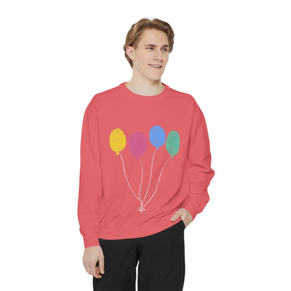 Colorful Balloon Design Unisex Sweatshirt