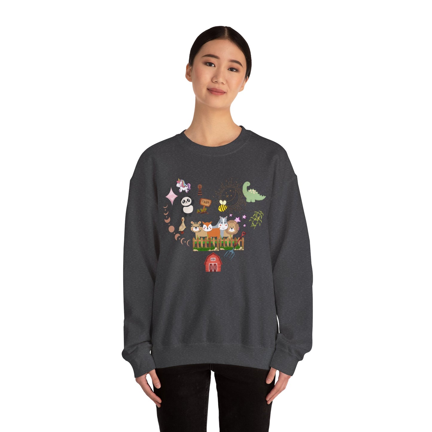 Farm Animal Crewneck Sweatshirt