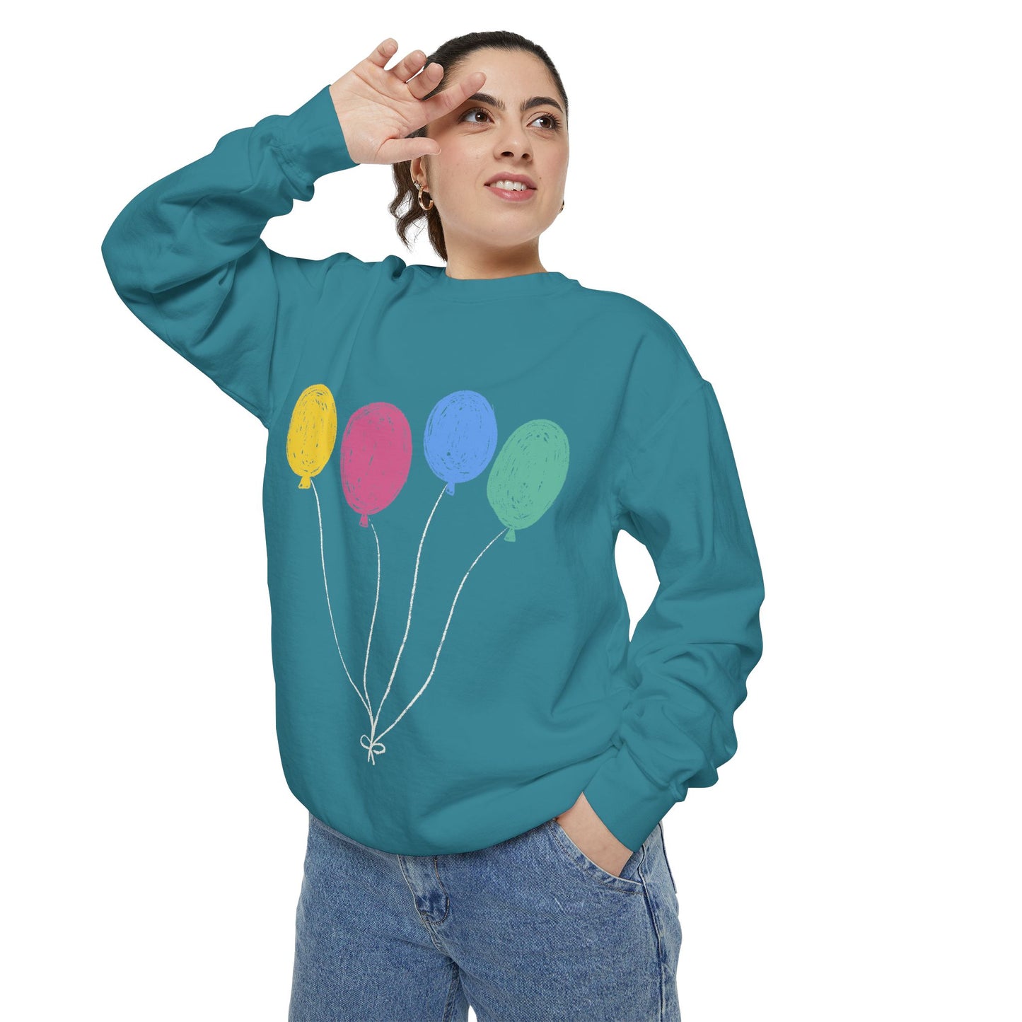 Colorful Balloon Design Unisex Sweatshirt