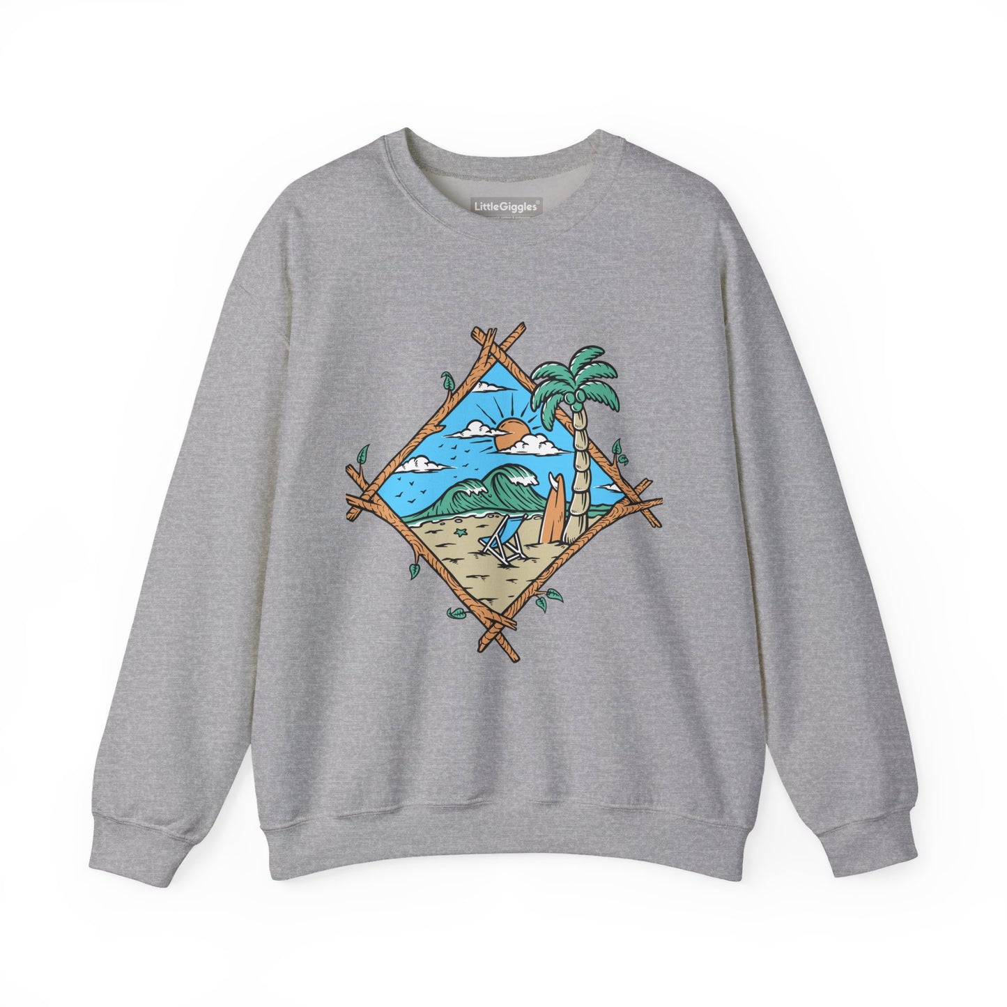 Beach Vibes Crewneck Sweatshirt