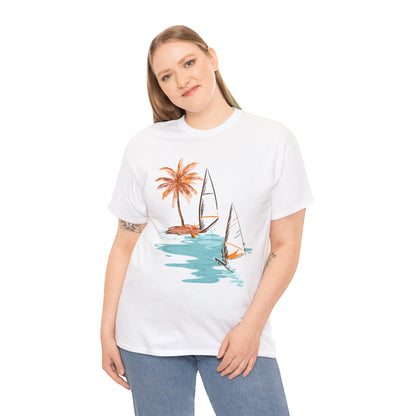 Beach Vibes Unisex Heavy Cotton Tee