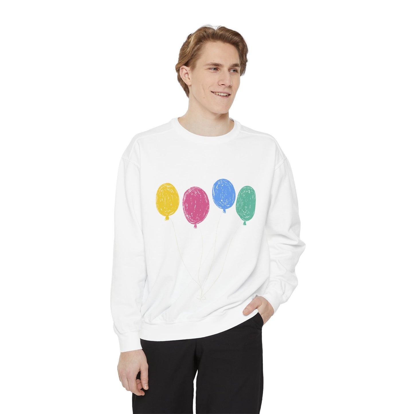 Colorful Balloon Design Unisex Sweatshirt