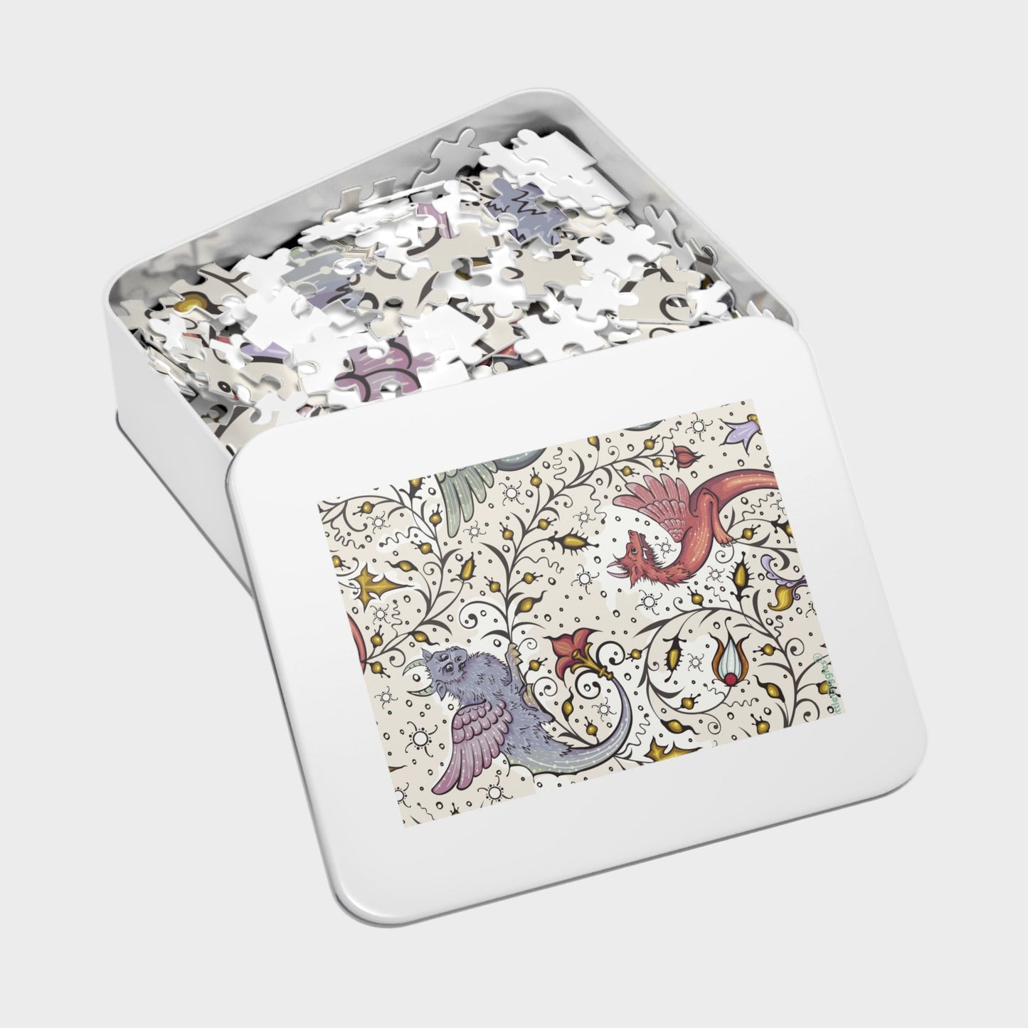 Kids Educational Jigsaw Puzzle with Tin