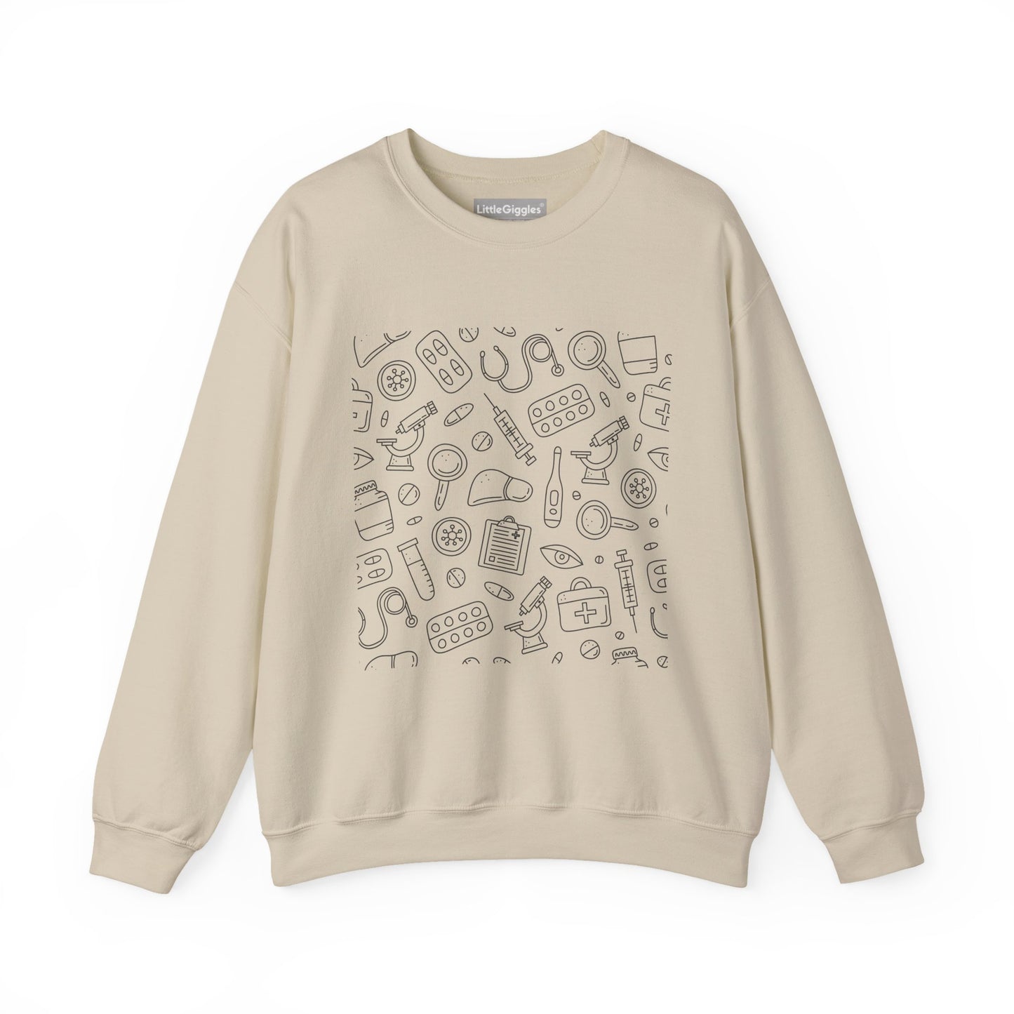 Doodle Chic Artisanal Sweatshirt