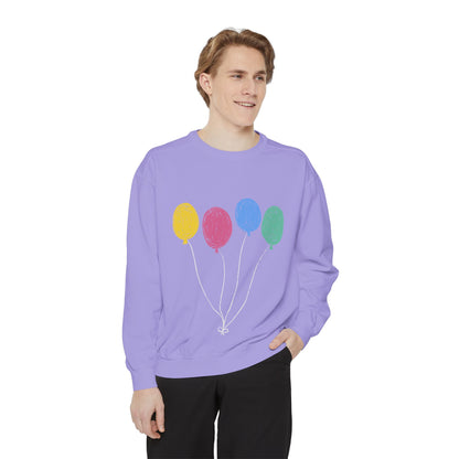 Colorful Balloon Design Unisex Sweatshirt