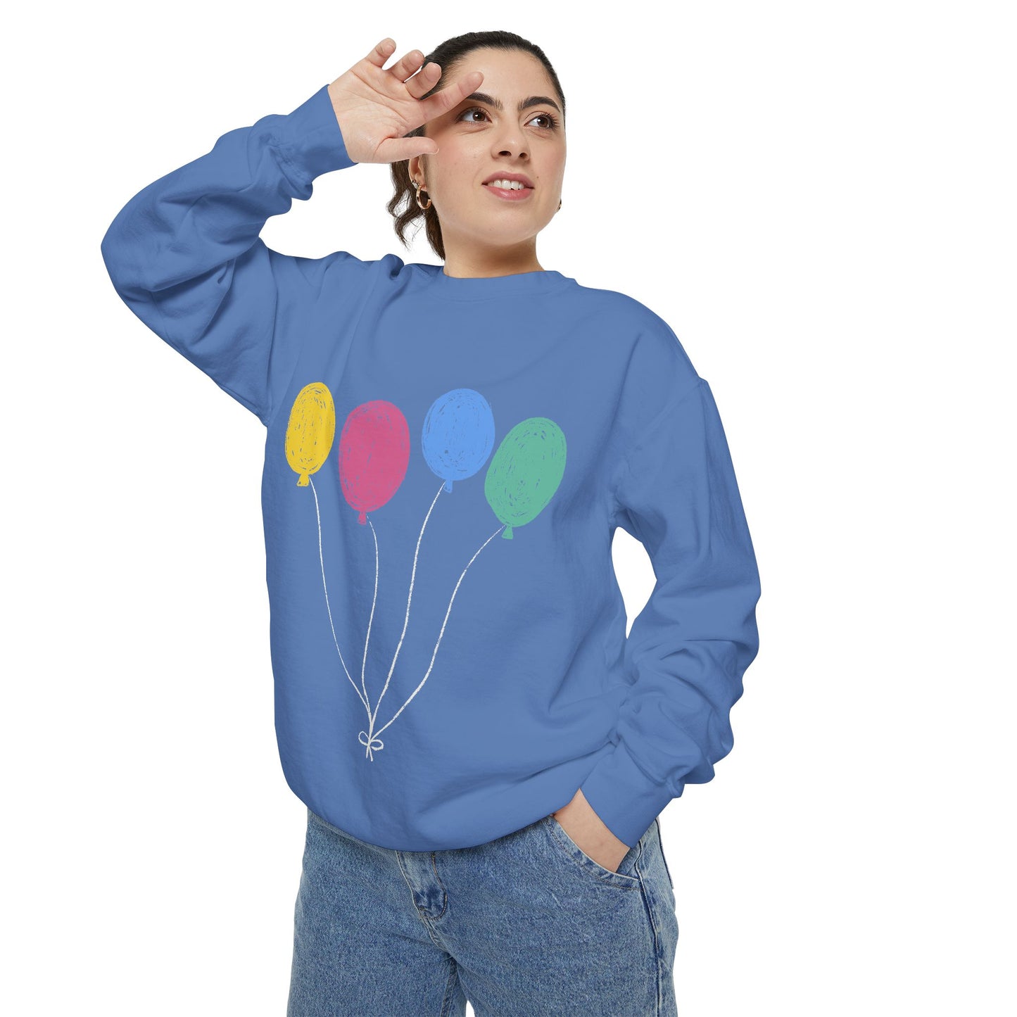 Colorful Balloon Design Unisex Sweatshirt