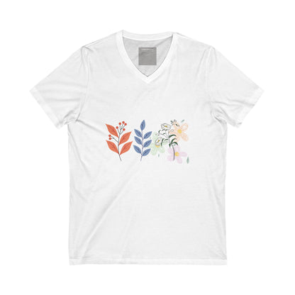 Floral V-Neck Tee