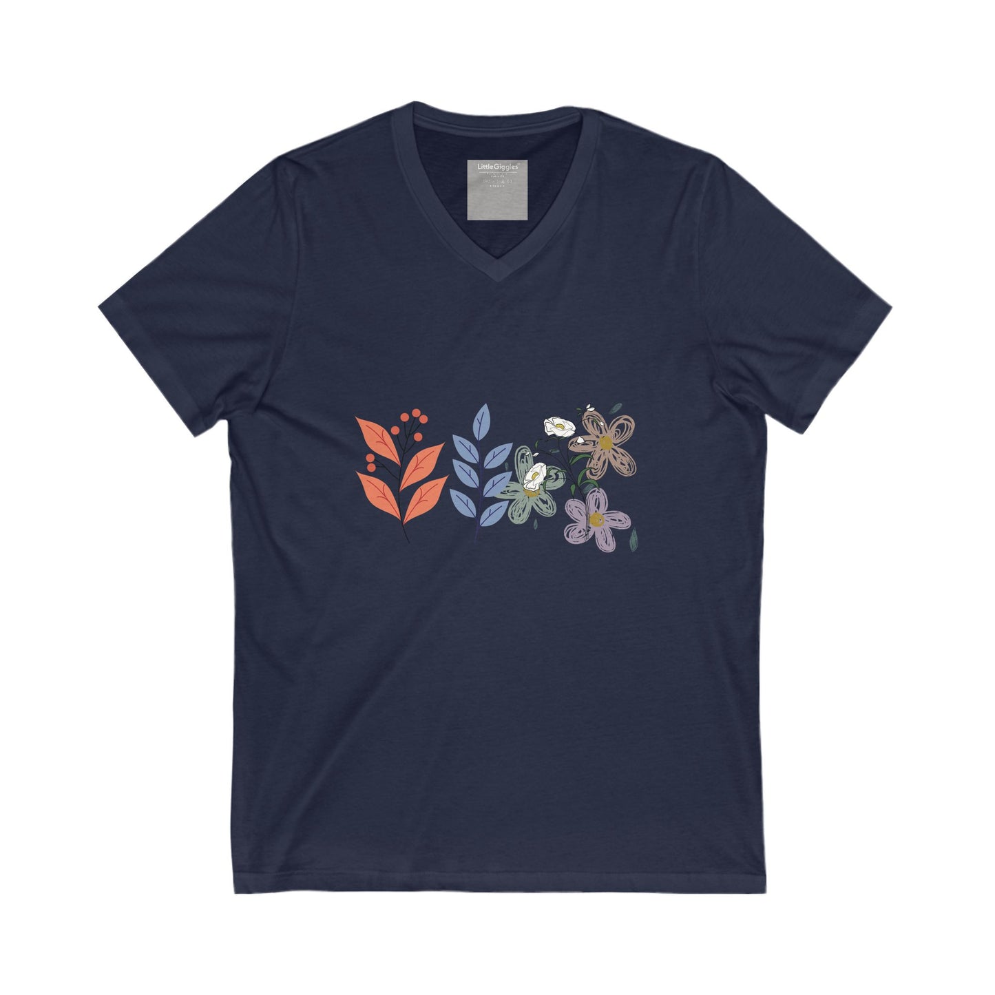 Floral V-Neck Tee