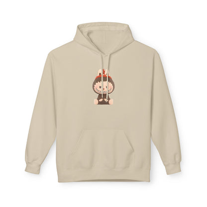 Labubu Character Fleece Hoodie